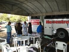 Hemocentro do Hospital Universitário de Maringá aumenta número de coletas externas para manter estoque de sangue